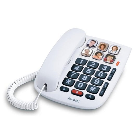 Teléfono Analógico de Sobremesa Alcatel TMAX 10 Blanco