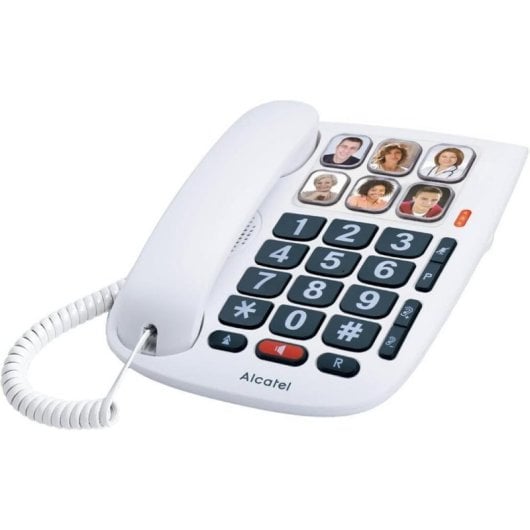 Teléfono Analógico de Sobremesa Alcatel TMAX 10 Blanco