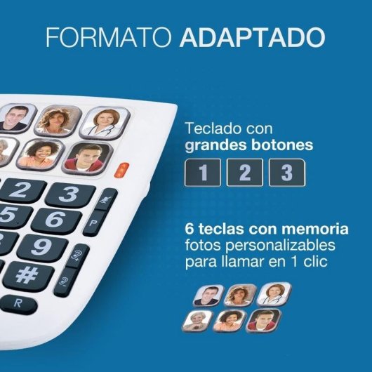 Teléfono Analógico de Sobremesa Alcatel TMAX 10 Blanco