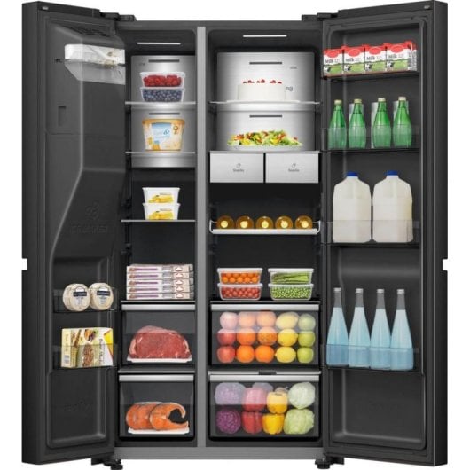 Frigorífico americano Hisense RS9P628GPFE Total No Frost 179 cm 614 L E Negro WiFi