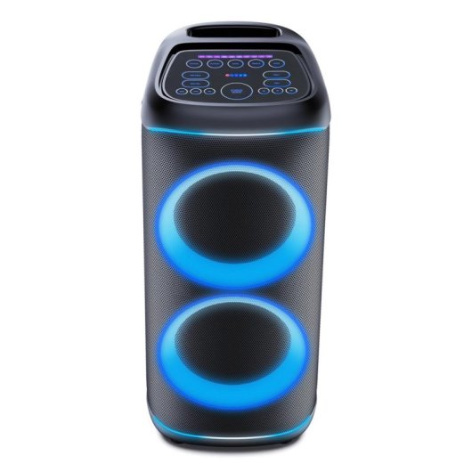 Colunas Denver Portáteis Party 200W Bluetooth LED Multicolorido