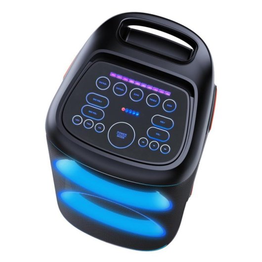 Colunas Denver Portáteis Party 200W Bluetooth LED Multicolorido