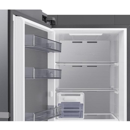 Frigorífico Uma Porta Samsung RR70H39DCFEF Total No Frost 186cm 387L D Inox WiFi IA
