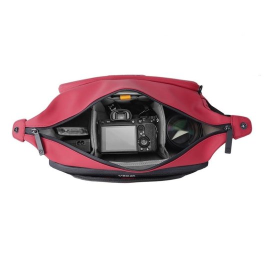 Bolsa de hombro Vanguard Veo Lite S7L RD Roja para cámaras y accesorios