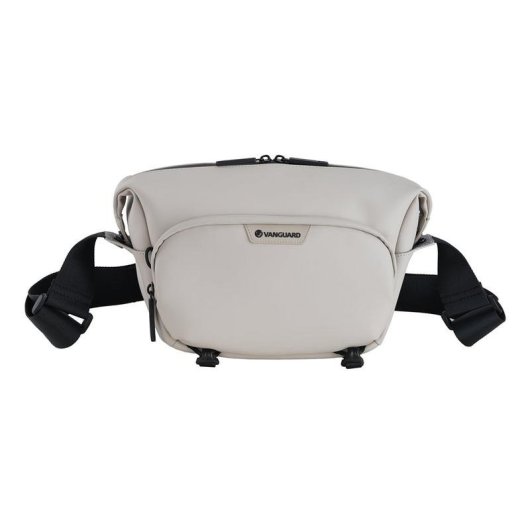 Bolsa de hombro Vanguard Veo Lite S4L CM compartimento tablet y protección RFID crema