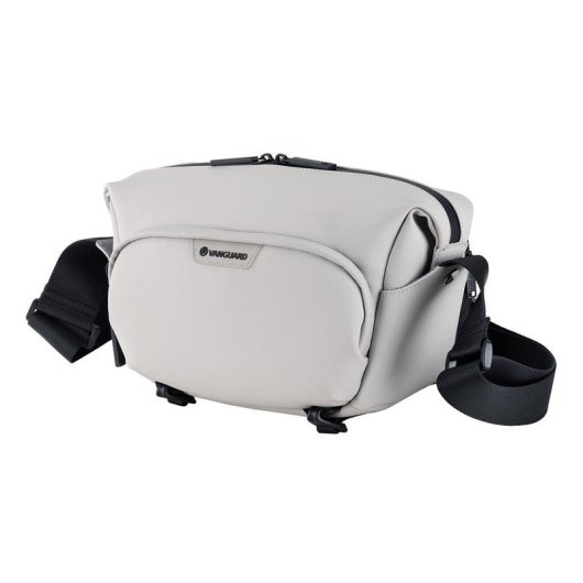 Bolsa de hombro Vanguard Veo Lite S4L CM compartimento tablet y protección RFID crema