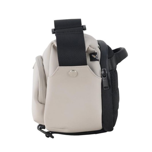 Bolsa de hombro Vanguard Veo Lite S4L CM compartimento tablet y protección RFID crema