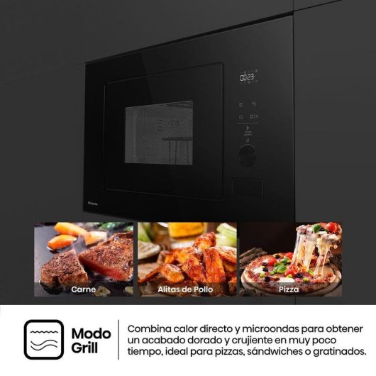 Micro-ondas Hisense BIM320G52BG 20 Litros 800W com Grill e Autolimpeza