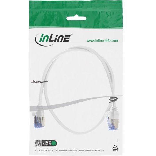 Cavo InLine 71922W CAT6a schermato 0,25 m