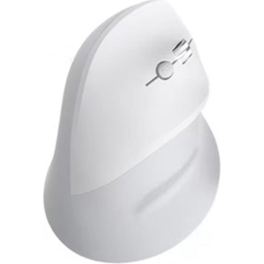 Ratón Powerton ERGO SPIRA inalámbrico 3200 DPI gris blanco RGB 6 botones
