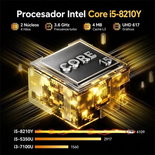 Portátil FUNYET 16" Intel Core i5-8210Y 16GB 512GB SSD Windows 11 Pro