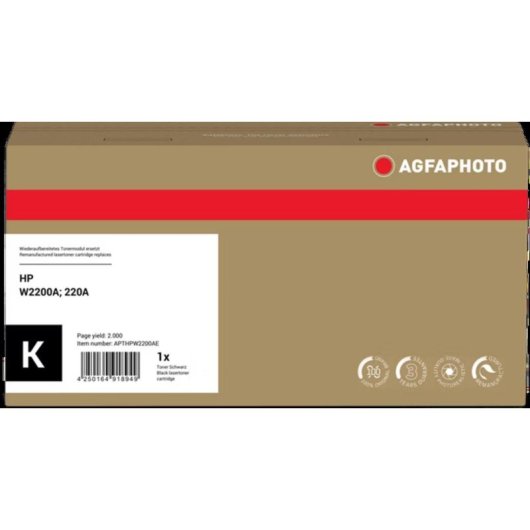 Toner Agfaphoto HP 220A Noir 2000 pages