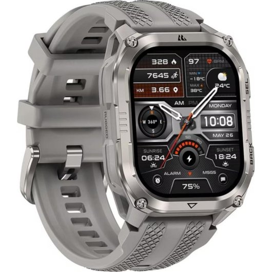 Kospet Pulse2 Silver Bluetooth GPS AMOLED 1,69'' Prateado Tamanho Único