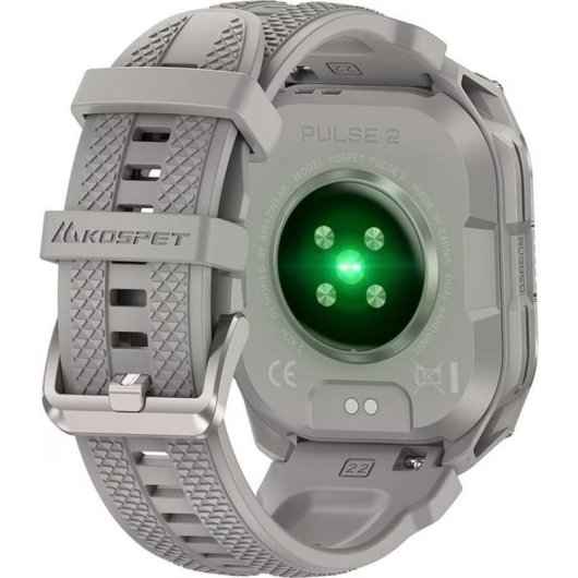 Kospet Pulse2 Silver Bluetooth GPS AMOLED 1,69'' Prateado Tamanho Único