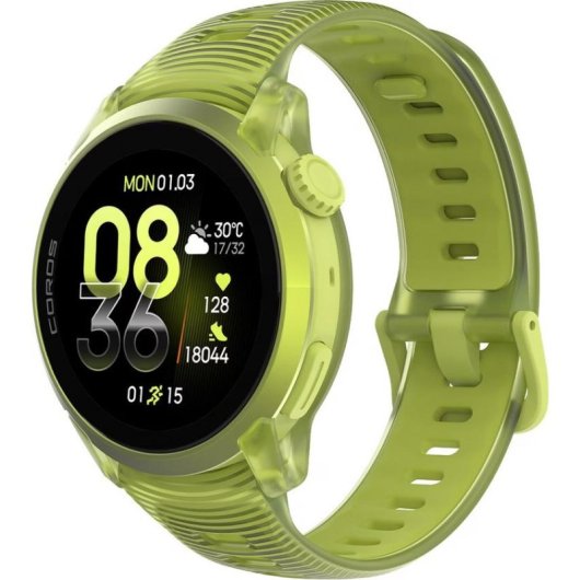 Coros PACE 4 Bluetooth GPS 1,2" Neon Yellow Aluminium Einheitsgröße Armband