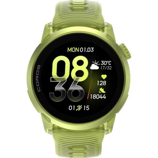 Coros PACE 4 Bluetooth GPS 1,2" Neon Yellow Aluminium Einheitsgröße Armband