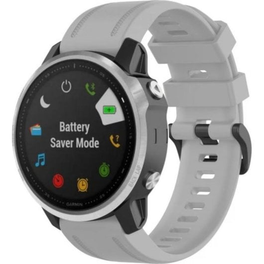 Cinturino orologio Beline grigio 20 mm per Garmin Fenix 5S/6S/7S Instinct 2S