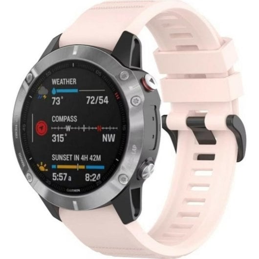 Pulsera de reloj Beline para Garmin Silicona Rosa