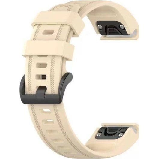 Cinturino orologio Beline Star Light silicone bianco 22 mm per Garmin
