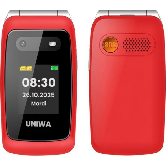 Avizar TEL-V202-RD 4G Dual SIM LCD SOS Rojo