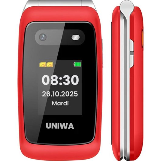Avizar TEL-V202-RD 4G Dual SIM LCD SOS Rojo