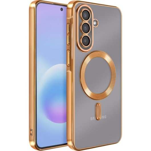 Funda para móvil Avizar Backcover Silicona Oro Transparente MagSafe para Samsung Galaxy A57