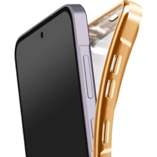 Funda para móvil Avizar Backcover Silicona Oro Transparente MagSafe para Samsung Galaxy A57