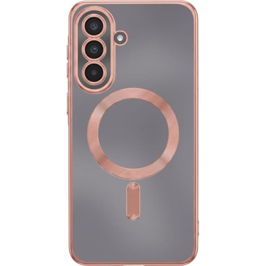 Funda para móvil Avizar Backcover Silicona Rosa Transparente MagSafe para Samsung Galaxy A57