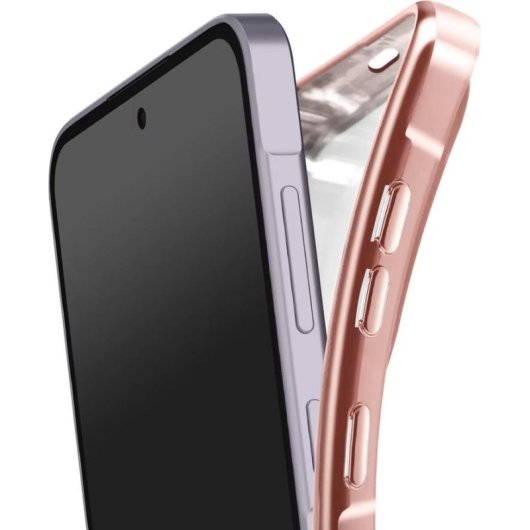 Funda para móvil Avizar Backcover Silicona Rosa Transparente MagSafe para Samsung Galaxy A57