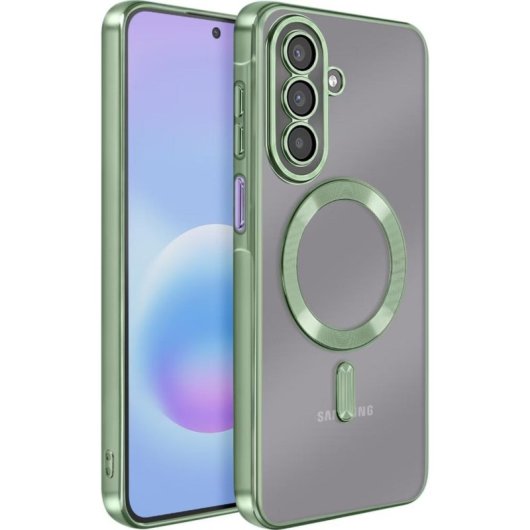 Funda para móvil Avizar Backcover Silicona Verde MagSafe para Samsung Galaxy A57