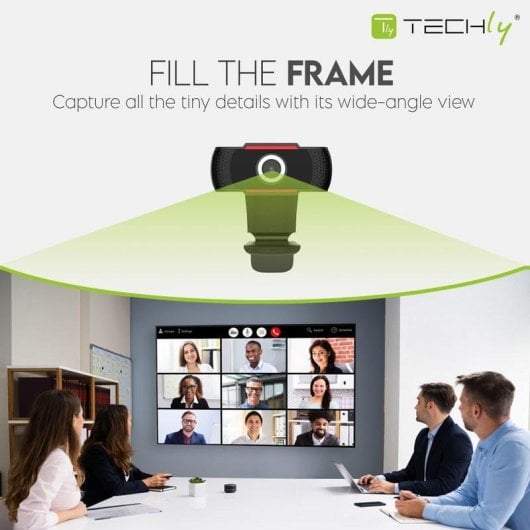 Webcam Techly I-WEBCAM-60T Full HD 1080p USB 2.0