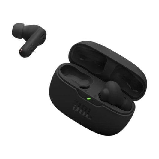 Auriculares JBL Vibe Beam 2 inalámbricos Bluetooth con Cancelación de Ruido y protección IP54 Negro