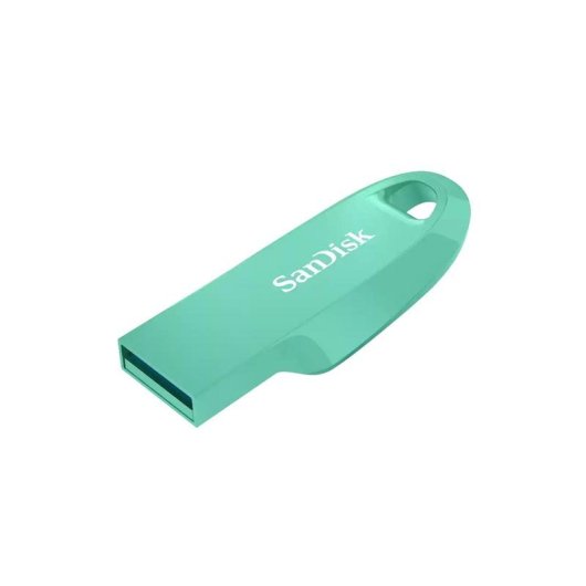Unidad flash SanDisk SDCZ550-064G-G46G 64 GB USB 3.2 Gen 1 turquesa sin tapa