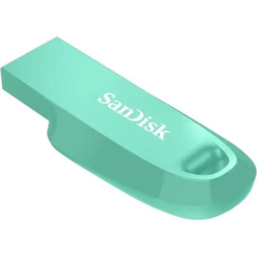 Unidad flash SanDisk SDCZ550-064G-G46G 64 GB USB 3.2 Gen 1 turquesa sin tapa