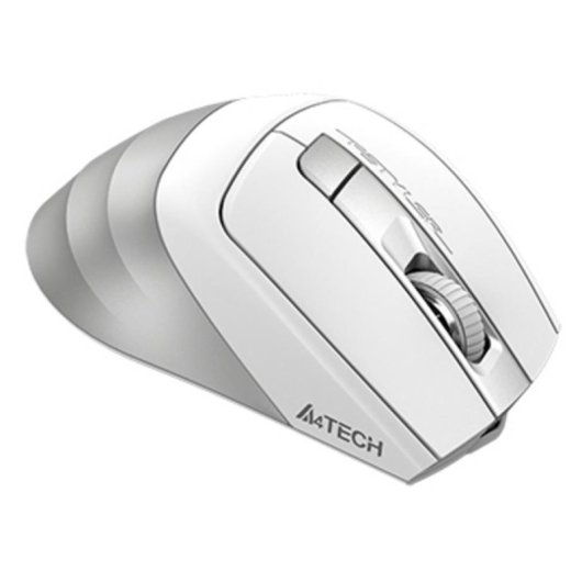 Ratón A4Tech Fstyler FB35CS RF Wireless Bluetooth 2000 DPI Grigio Bianco 6 Pulsanti