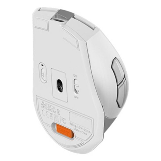 Ratón A4Tech Fstyler FB35CS RF Wireless Bluetooth 2000 DPI Grigio Bianco 6 Pulsanti