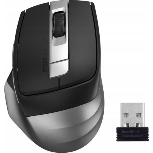 Ratón A4Tech Fstyler FB35CS RF Wireless Bluetooth 2000 DPI Grigio Bianco 6 Pulsanti