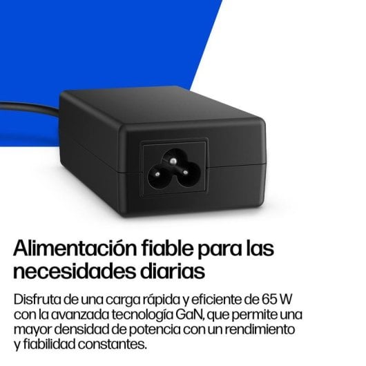 Fuente de alimentación HP 65W GaN USB-C LC Adaptador 65W Certificación CE