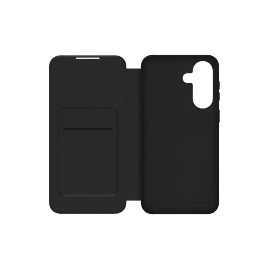Funda para móvil Samsung Libro TPU y PU Negra con bolsillo para tarjetas para Galaxy A57 5G
