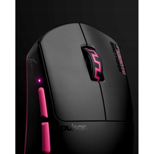 Ratón Pulsar Susanto-X Medium RF Wireless USB Type-C 32000 DPI Negro Rosa