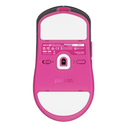 Ratón Pulsar Susanto-X Medium RF Wireless USB Type-C 32000 DPI Negro Rosa