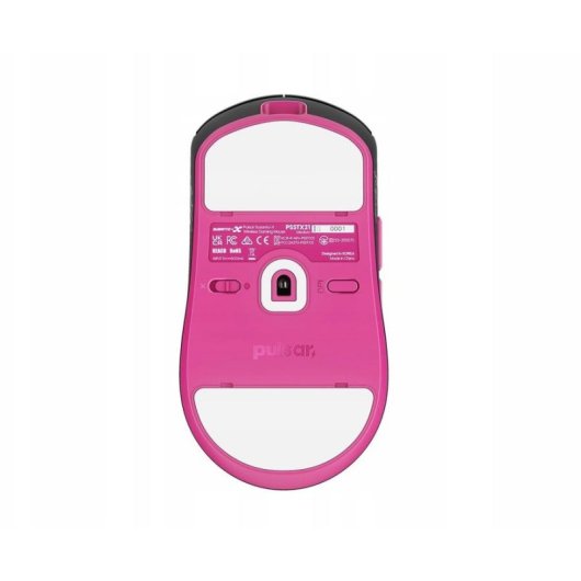 Ratón Pulsar Susanto-X Medium RF Wireless USB Type-C 32000 DPI Negro Rosa