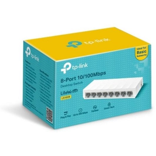 Switch TP-Link LS1008 8 Puertos Fast Ethernet No Administrado