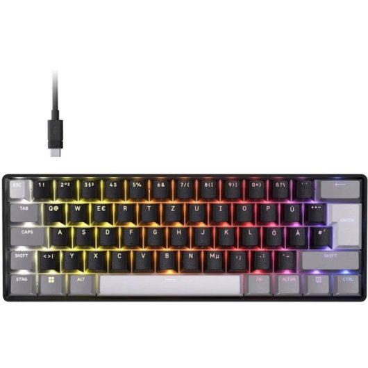 Clavier Corsair Clipper Pro Mini 60 Hall Effect Magnétique Compact QWERTZ Allemand