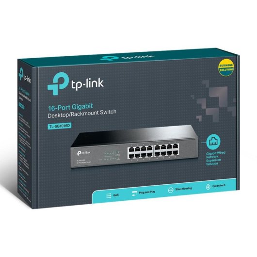 Switch TP-Link TL-SG1016D 16 portas gigabit nao gerido