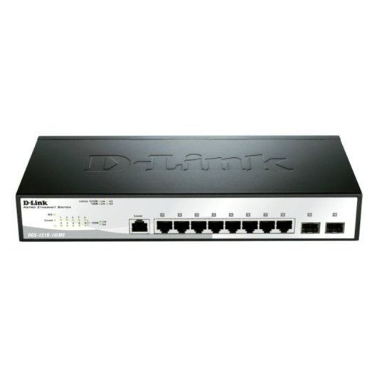 Switch D-Link DGS-1210-10/ME 8 Ports Gigabit + 2 SFP Rack 1U