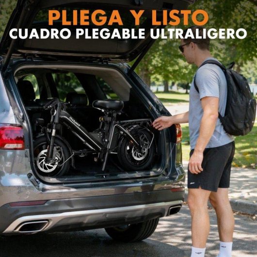 Bicicleta Eléctrica Bodywel T16PRO 250W 36V 10Ah Plegable 14"