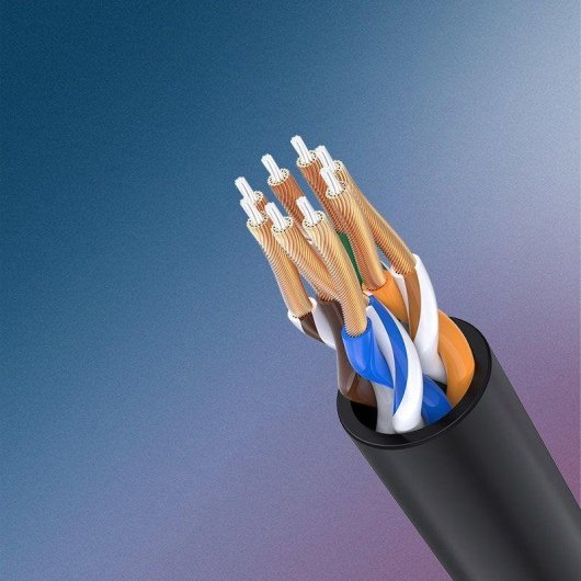 Netzwerkkabel Ugreen NW122 10 m Cat6a U/UTP RJ-45 Schwarz