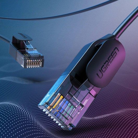 Netzwerkkabel Ugreen NW122 10 m Cat6a U/UTP RJ-45 Schwarz