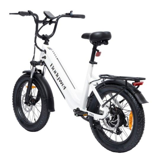 Bicicleta Eléctrica Bodywel F20 500W 48V 15Ah 20" Blanca